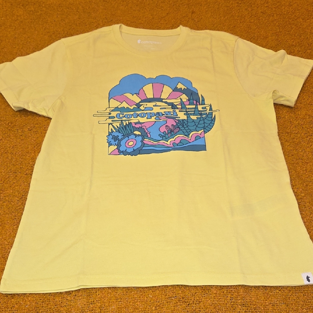 Cotopaxi Yellow Graphic Tee